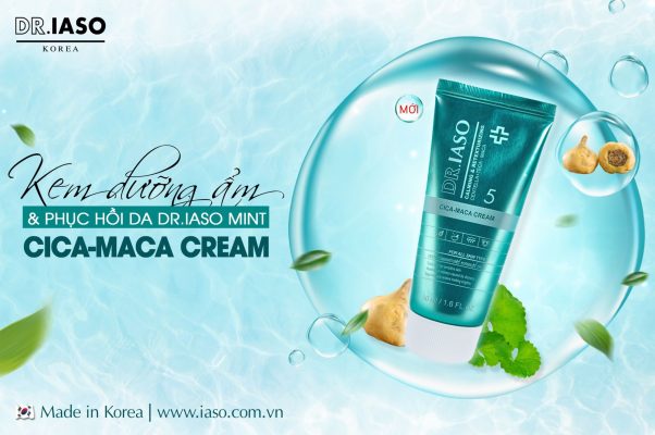 D34 - DR. IASO CICA-MACA CREAM (Sản Phẩm Kem Dưỡng Ẩm Và Phục Hồi Da Dr.Iaso Mint)