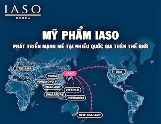 Mỹ phẩm Hàn Quốc IASO phát triển mạnh mẽ tại nhiều quốc gia trên thế giới