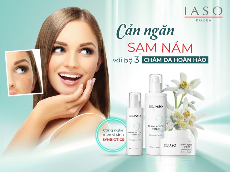 Cản ngăn sạm nám với bộ ba chăm da hoàn hảo