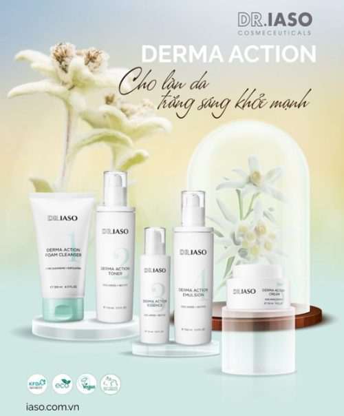 CẶP ĐÔI DR IASO DERMA ACTION CHÂN ÁI DÀNH CHO LÀN DA CỦA BẠN
