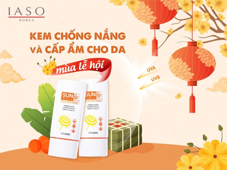 KEM CHỐNG NẮNG VÀ CẤP ẨM CHO DA MÙA LỄ HỘI