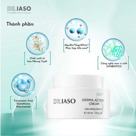 SỨC MẠNH GIẢM THÂM NÁM SÁNG DA CỦA DR IASO