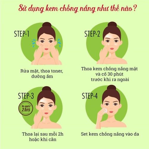 Hướng Dẫn Sử Dụng Kem Chống Nắng Đúng Cách Để Bảo Vệ Da Tốt Nhất