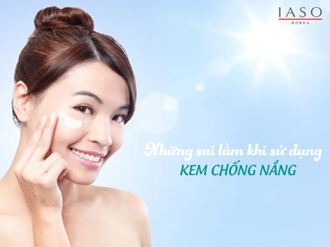 NHỮNG SAI LẦM PHỔ BIẾN KHI DÙNG KEM CHỐNG NẮNG VÀ CÁCH KHẮC PHỤC